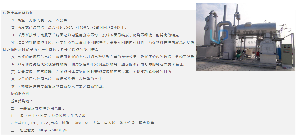 危險廢棄物焚燒爐(圖1)